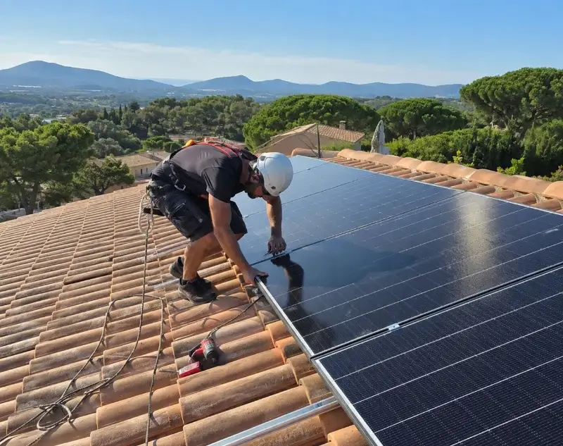Installateur panneaux solaires Villegouge — pose photovoltaïque sur toiture