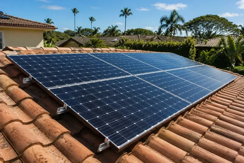 Installation de panneaux solaires à Villegouge